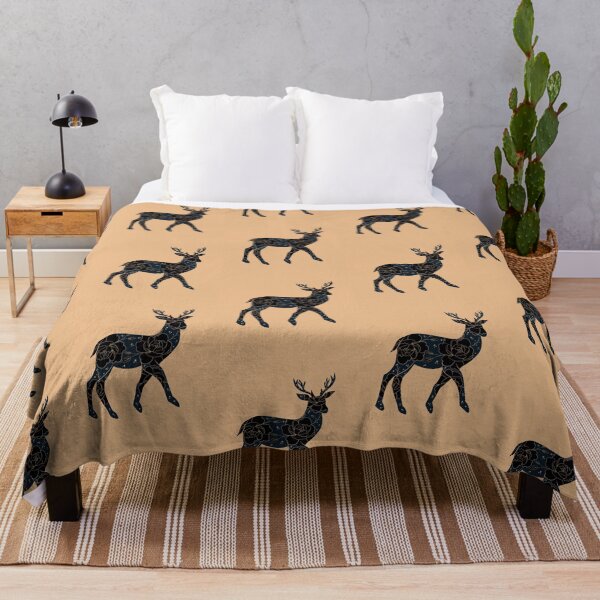 Item preview, Floral Deer Silhouette designed and sold by TeraLynne.