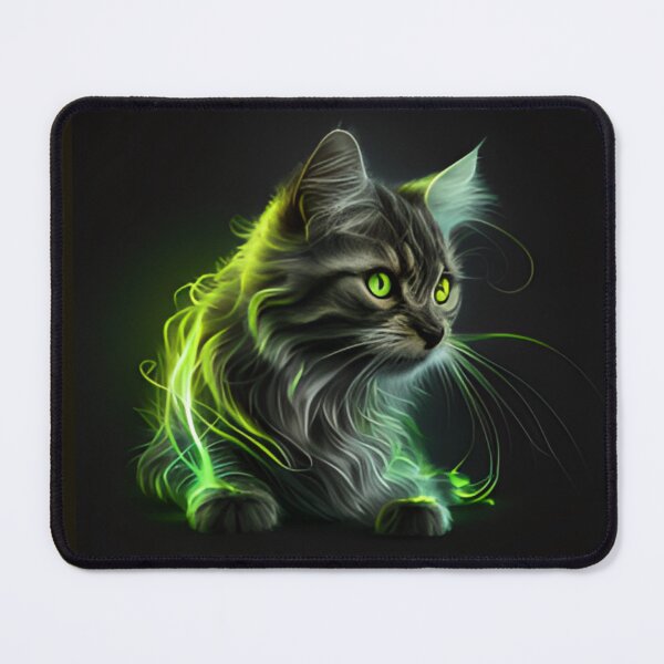 Item preview, Neon cat designed and sold by Alifoxs.