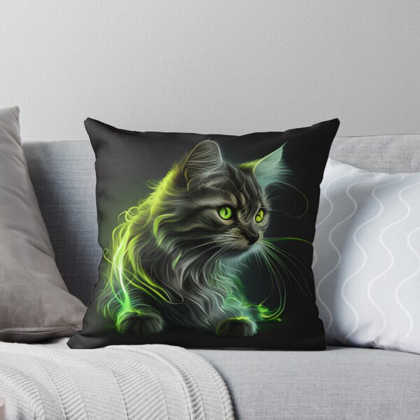 Item preview, Neon cat designed and sold by Alifoxs.
