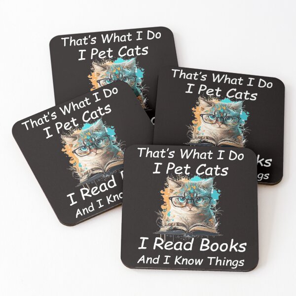 Item preview, That's What i do i pet cats , i read books and i know things classical t-shirt  designed and sold by MEDKH02.