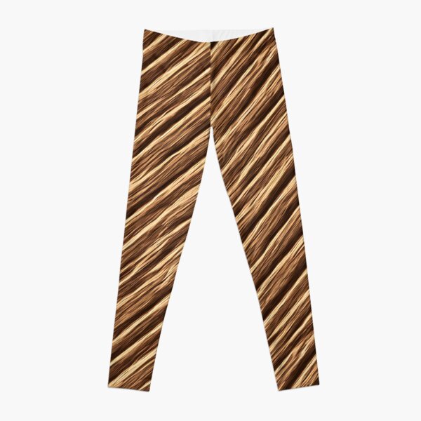 Brown Striped Regular Size Leggings for Women for sale | eBay