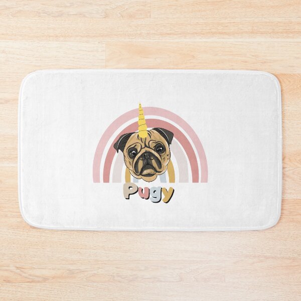 Item preview, Copy of Cute Pug - Hand Drawn,cute pugy rainbow unicorn designed and sold by Stickers  Designer.