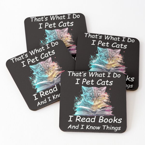 Item preview, That's What i do i pet cats , i read books and i know things classical t-shirt  designed and sold by MEDKH02.