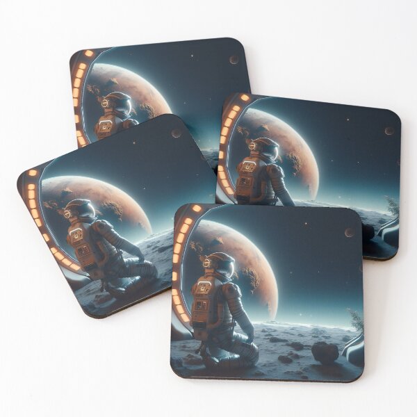 Item preview, Ethereal Extraterrestrial - Space Exploration Art designed and sold by Transcendance.