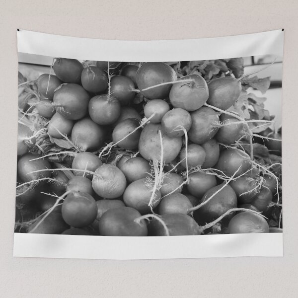 Item preview, Fresh Radishes BnW designed and sold by Robert Alsop.