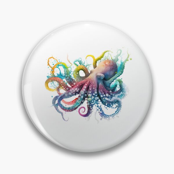 Item preview, Pulpo colorido designed and sold by ekachar.