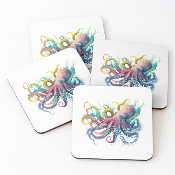 Item preview, Colorful Octopus designed and sold by ekachar.