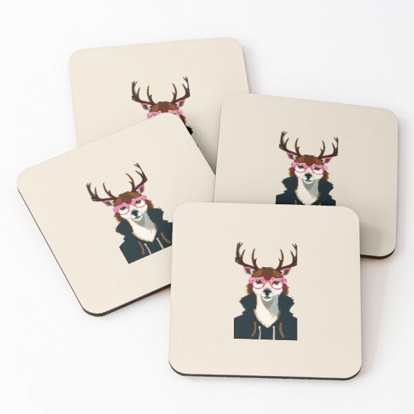 Item preview, Hipster Deer V3 designed and sold by HipsterAnimals.