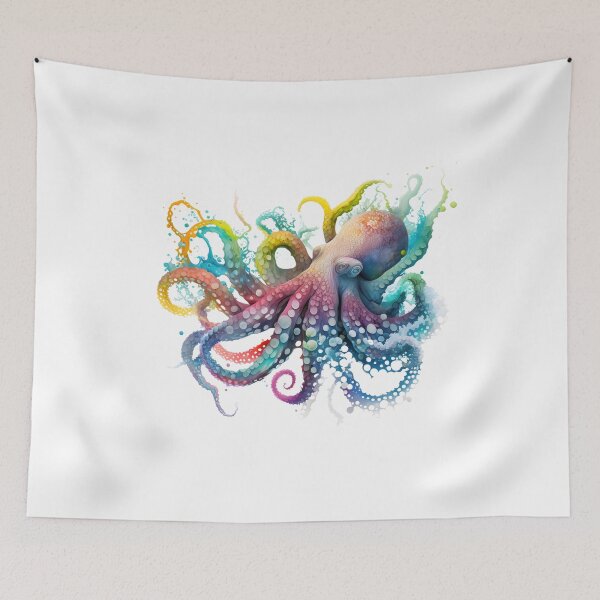 Item preview, Colorful Octopus designed and sold by ekachar.
