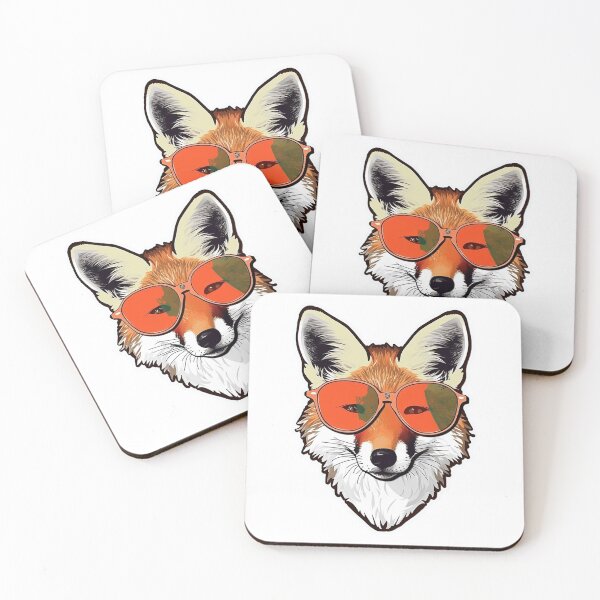 Item preview, Fox with sunglasses designed and sold by FreakyMouse976.