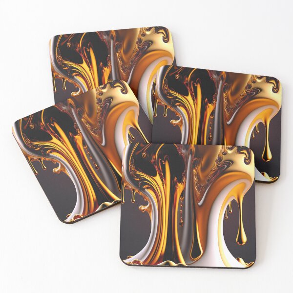 Item preview, Fiery Elegance - Gradient Liquid Art designed and sold by Transcendance.