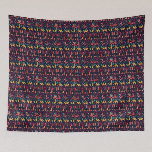 Item preview, Vibrant geometric pattern designed and sold by CiochuPL.