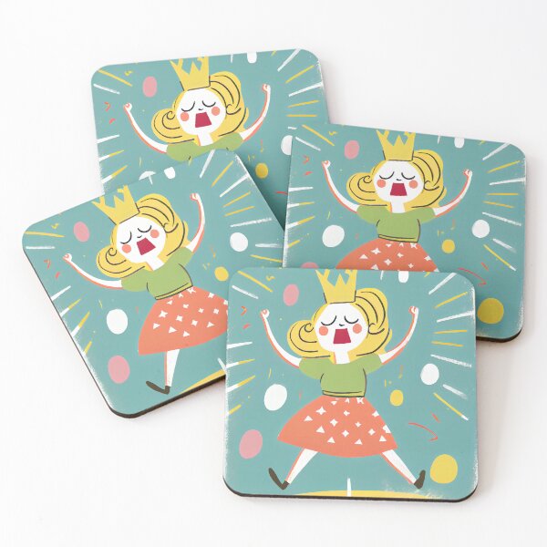 Item preview, Funny whimsical art | Dancing Queen designed and sold by PetitePress.