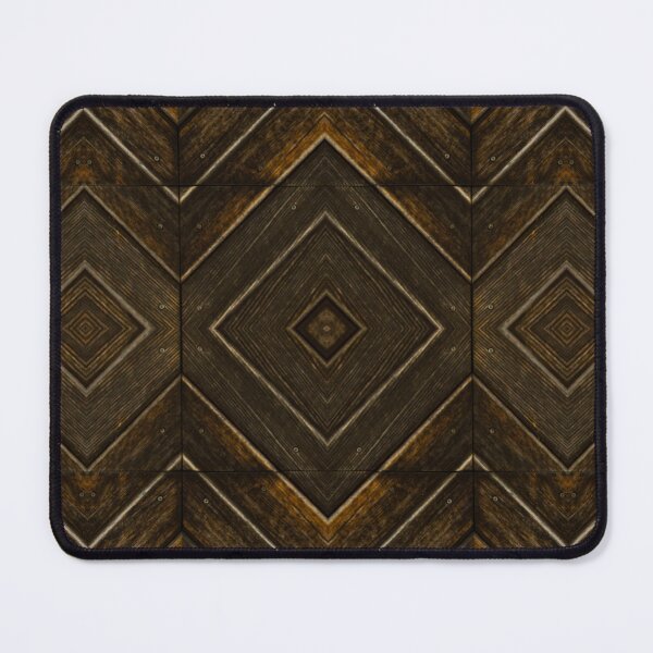 Artikelvorschau, Wood texture angled Kaleidoscope Pattern 4 entworfen und verkauft von Swabcraft.