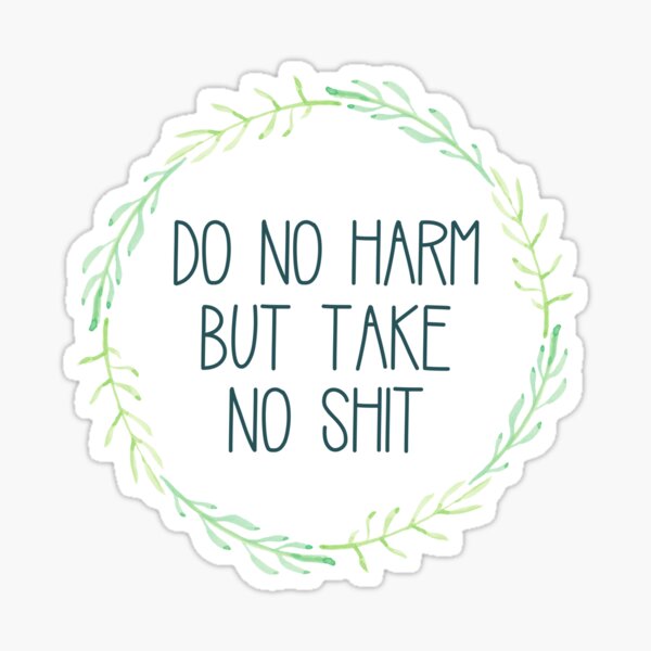Item preview, Do No Harm Green Wreath designed and sold by annmariestowe.