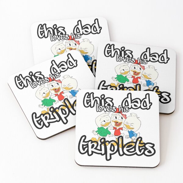 Item preview, This dad loves his triplets  designed and sold by HomeIsUs.