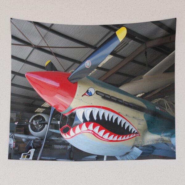 Item preview, P40 Kittyhawk nose art designed and sold by lizdomett.