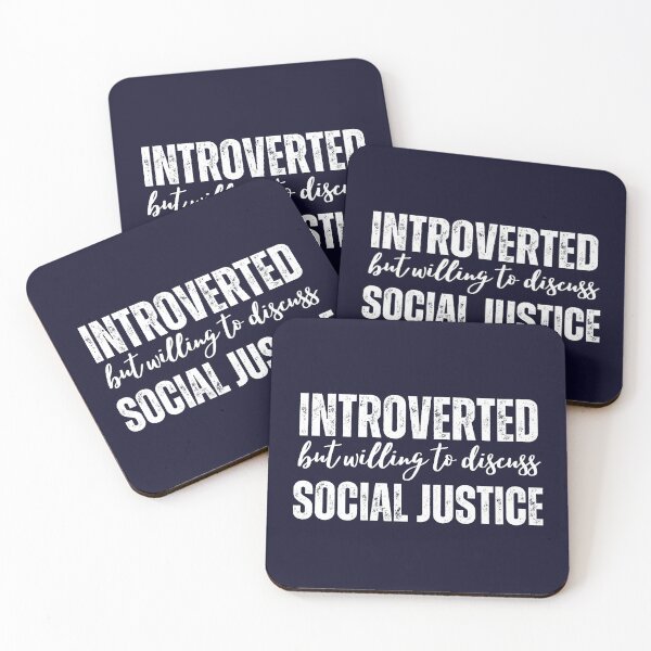 Item preview, Introverted But Willing To Discuss Social Justice Retro designed and sold by SunfullyYours.