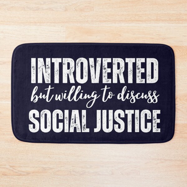 Item preview, Introverted But Willing To Discuss Social Justice Retro designed and sold by SunfullyYours.