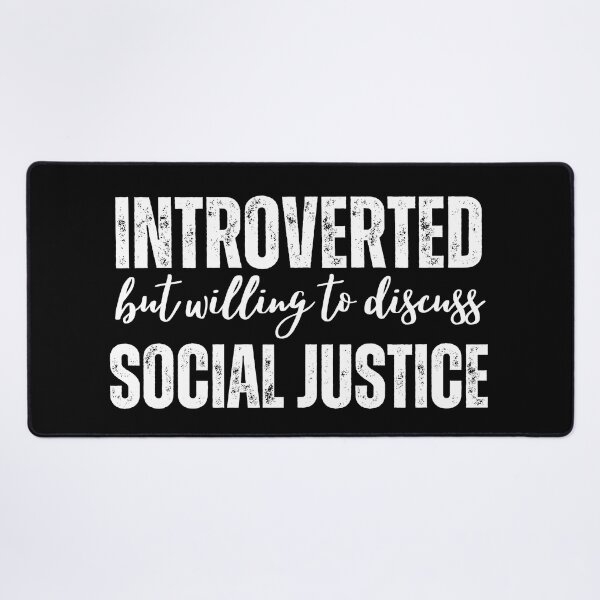 Item preview, Introverted But Willing To Discuss Social Justice Retro designed and sold by SunfullyYours.