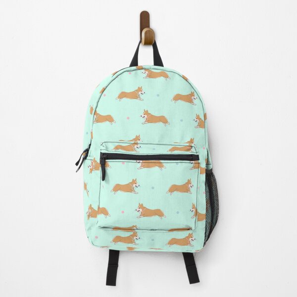 Item preview, Running Corgis - Blue designed and sold by Kittys-Art.