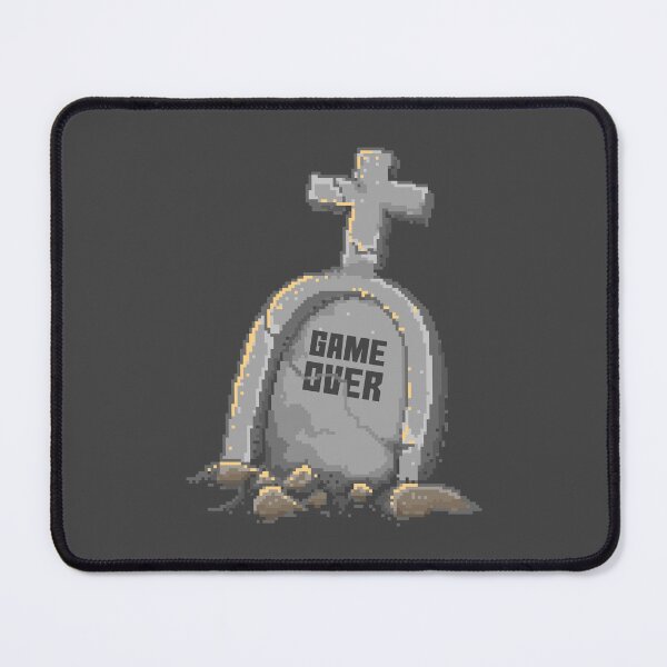 Item preview, 8-bit Game Over Headstone designed and sold by depresident.