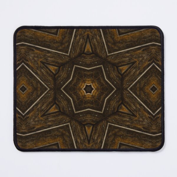 Artikelvorschau, Wood texture angled Kaleidoscope Pattern 10 entworfen und verkauft von Swabcraft.