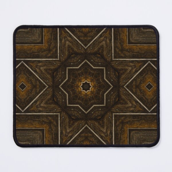 Artikelvorschau, Wood texture angled Kaleidoscope Pattern 11 entworfen und verkauft von Swabcraft.