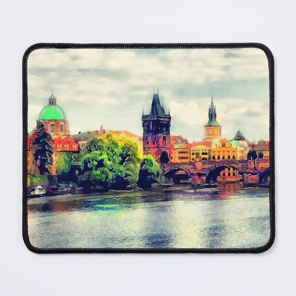 Item preview, Prague bridge watercolor #prague designed and sold by JBJart.