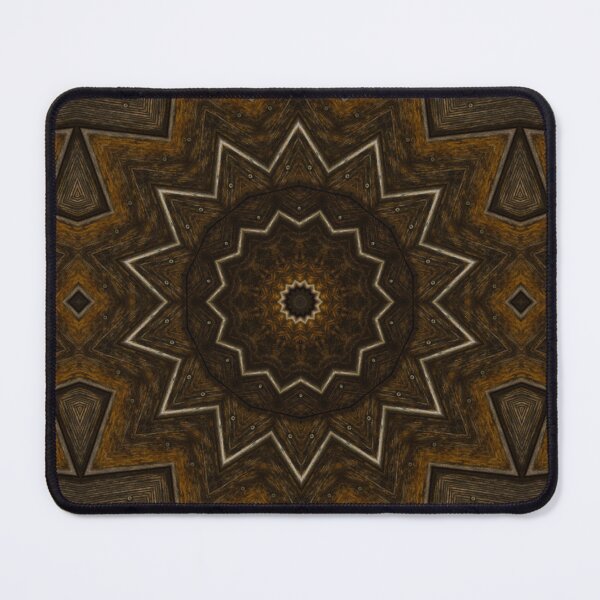 Item preview, Wood texture angled Kaleidoscope Pattern 12 designed and sold by Swabcraft.