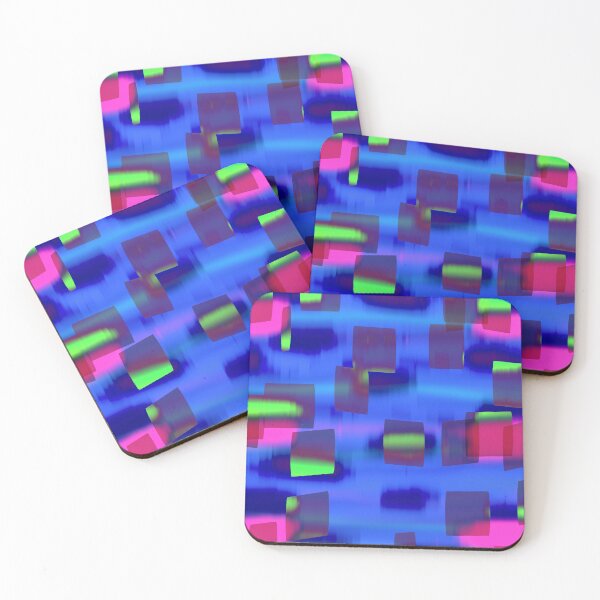 Item preview, Nocturne with pink, green and blue vibes designed and sold by ionotan.