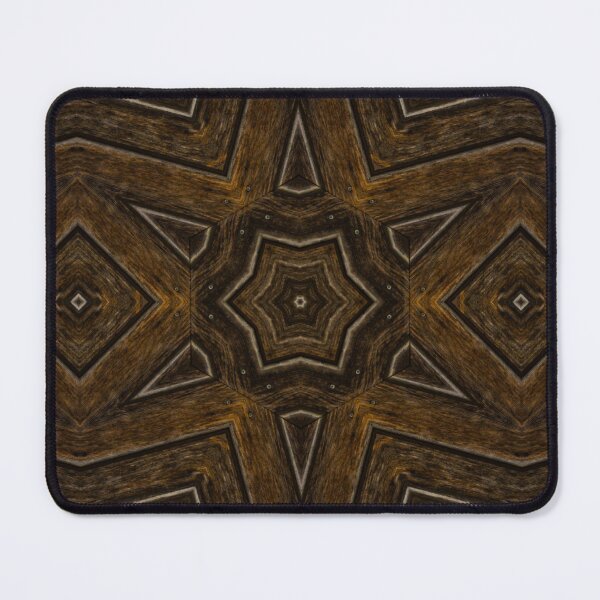 Artikelvorschau, Wood texture angled Kaleidoscope Pattern 14 entworfen und verkauft von Swabcraft.
