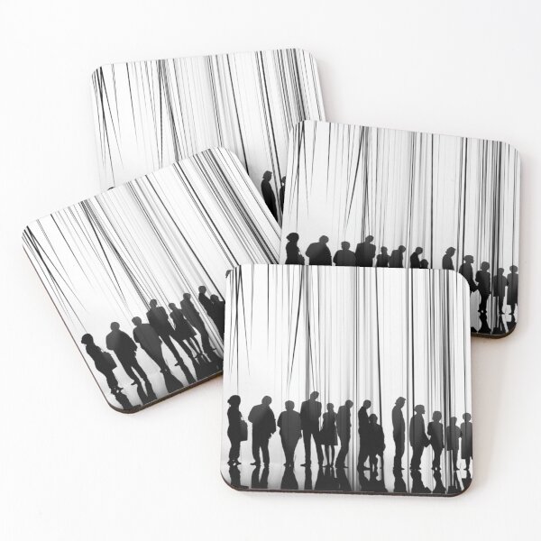 Item preview, Abstract people silhouette design. designed and sold by ChromaChameleon.