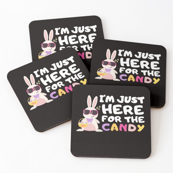 Item preview, Happy Easter Funny I'm Just Here For The Candy Easter Bunny designed and sold by Cheeeeky.
