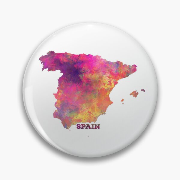 Item preview, Spain map designed and sold by JBJart.