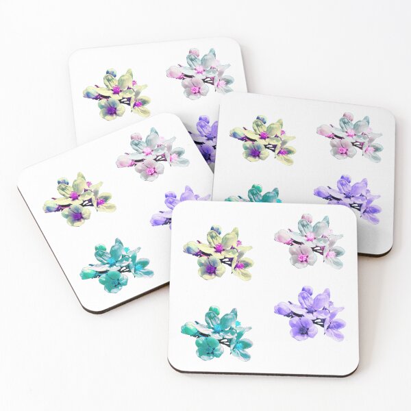 Item preview, Apple Blossom Flowers popart crazy color designed and sold by PositiveIdeas.