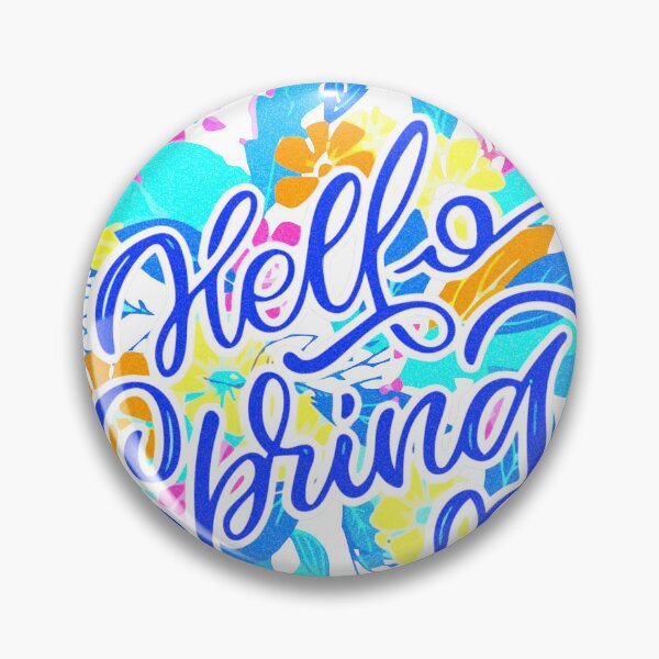 Item preview, 'Hello Spring' Blossom Colorful Design designed and sold by deepakrode7.