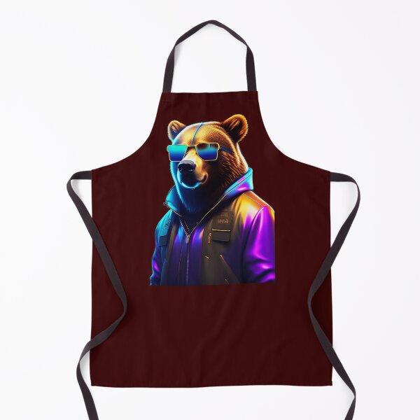 Item preview, Grizzly in glasses designed and sold by NewCoolWest.