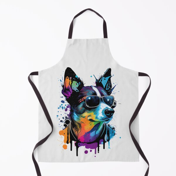 Item preview, Colorful cool Siberian Husky dog with sunglasses design 2 designed and sold by MLArtifex.