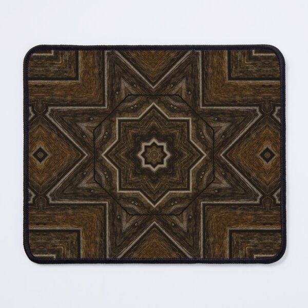 Artikelvorschau, Wood texture angled Kaleidoscope Pattern 19 entworfen und verkauft von Swabcraft.
