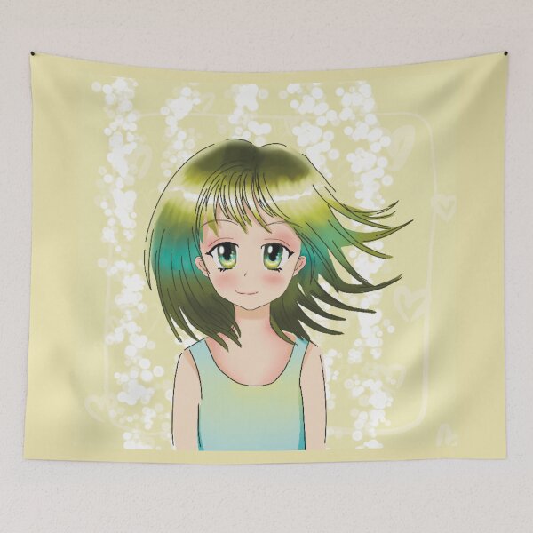 Item preview, Girl with green hair designed and sold by Fransyn.