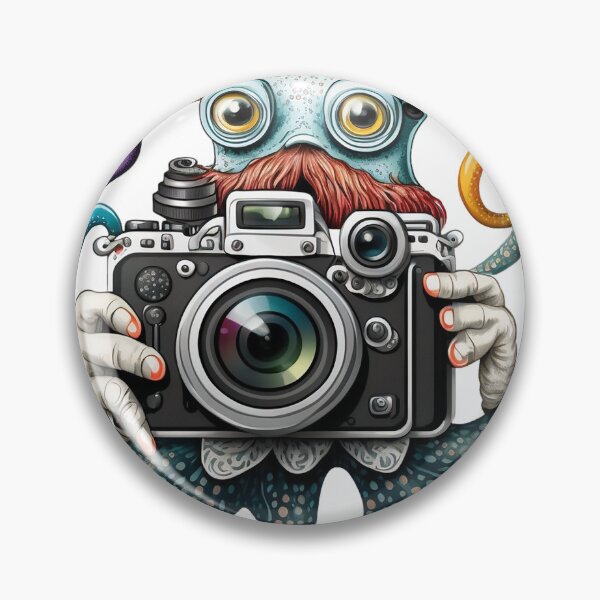 Item preview, Curious Octo-Camera designed and sold by ClassicInkPress.