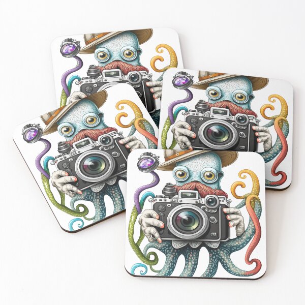 Item preview, Curious Octo-Camera designed and sold by ClassicInkPress.