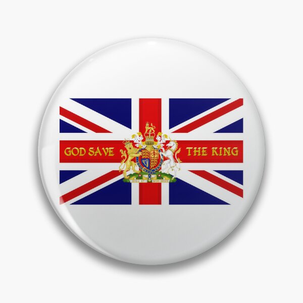 Item preview, God Save The King (emblem) designed and sold by SolidEarthArt.