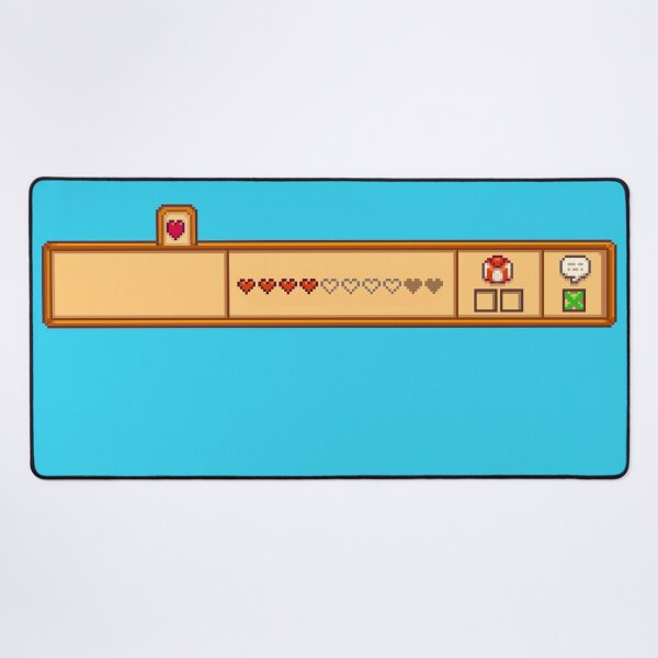 Item preview, Stardew Valley Relationship Bar 4 friend 0 present 1 talk designed and sold by aiya-pixels.