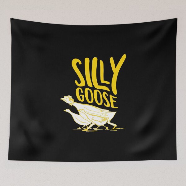 Item preview, Silly Goose | Funny Saying With White And Yellow Edward Lear Vintage Geese Illustration designed and sold by Zazizu.
