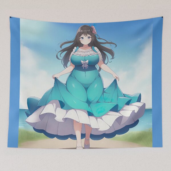 Item preview, -BBW Cartoon Lady designed and sold by RaveToTheGrave.