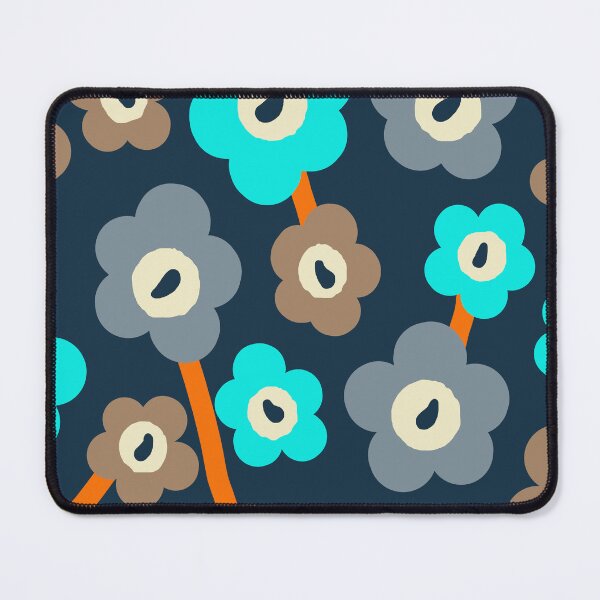 Item preview, Iconic Scandinavian Flowers in Gradient Blue designed and sold by Deutschic.