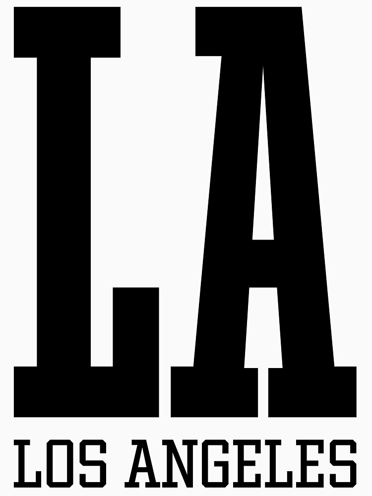 LA Los Angeles Athletic Letters | Poster