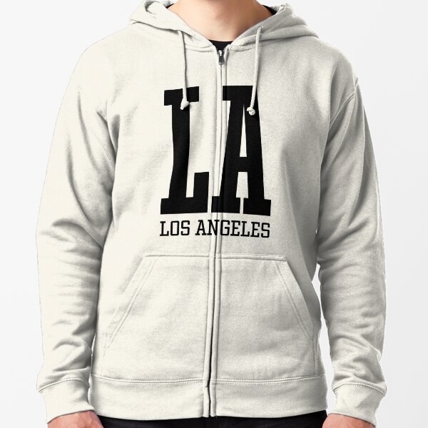 Los Angeles LA Dodgers Hoodie Sweatshirt Mens Small S Pouch Pocket LS Gray